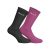 Wool Mix Juniorsokker 2-pk Rosa/Sort